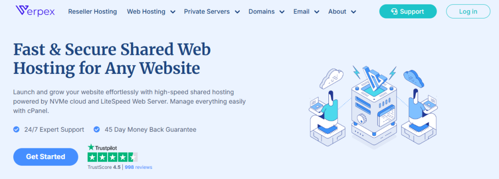 Verpex – Best Global Hosting on a Budget