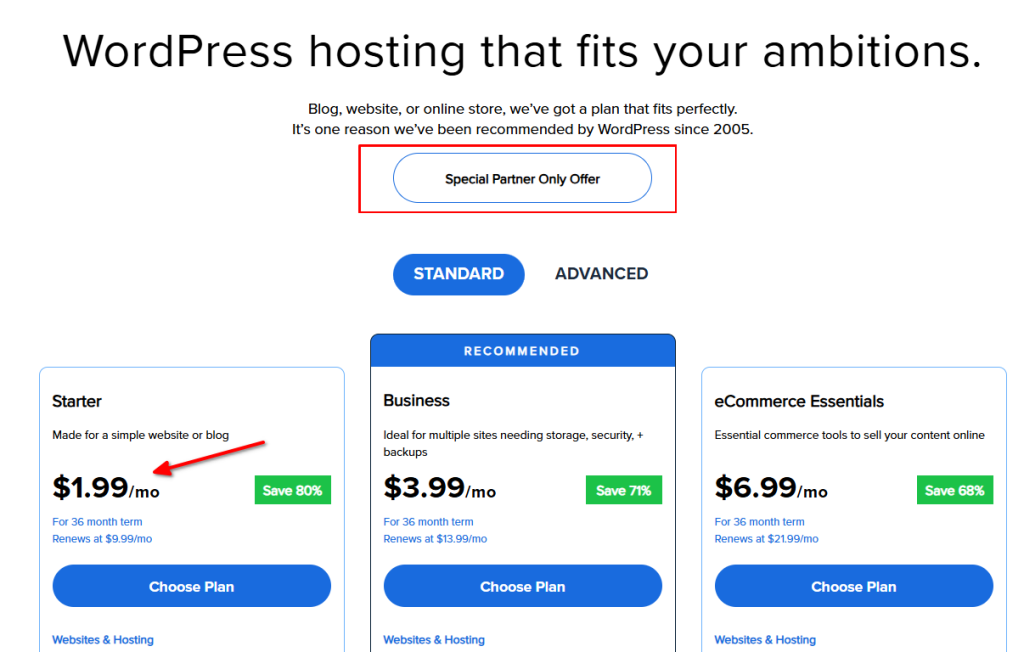 Bluehost Coupon Code and Deal Page