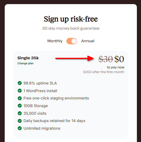 Kinsta Discount Price