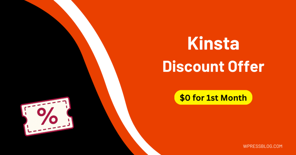 Kinsta discount offer