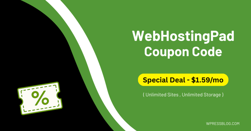 WebHostingPad Coupon Code and Deal