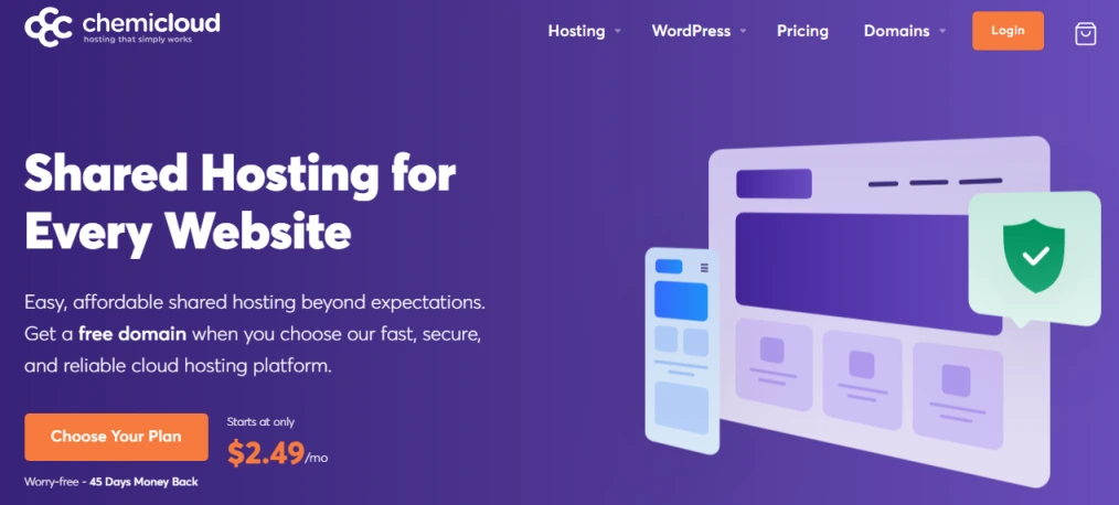 ChemiCloud - Web Host with NVMe Storage